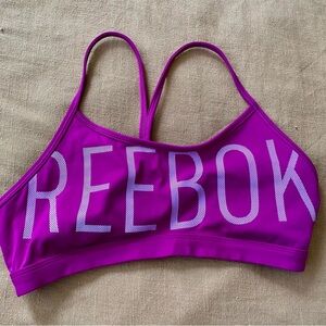 Reebok Women's Vibrant Magenta Sports Bra